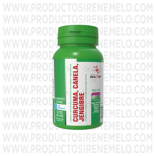 Alpha y Beta - Curcuma, Canela y Jengibre