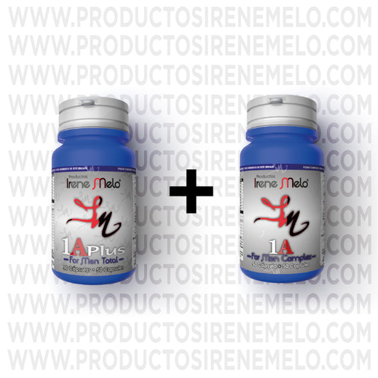 ¡2X1 FOR MEN! UNO A PLUS + UNO A COMPLEX