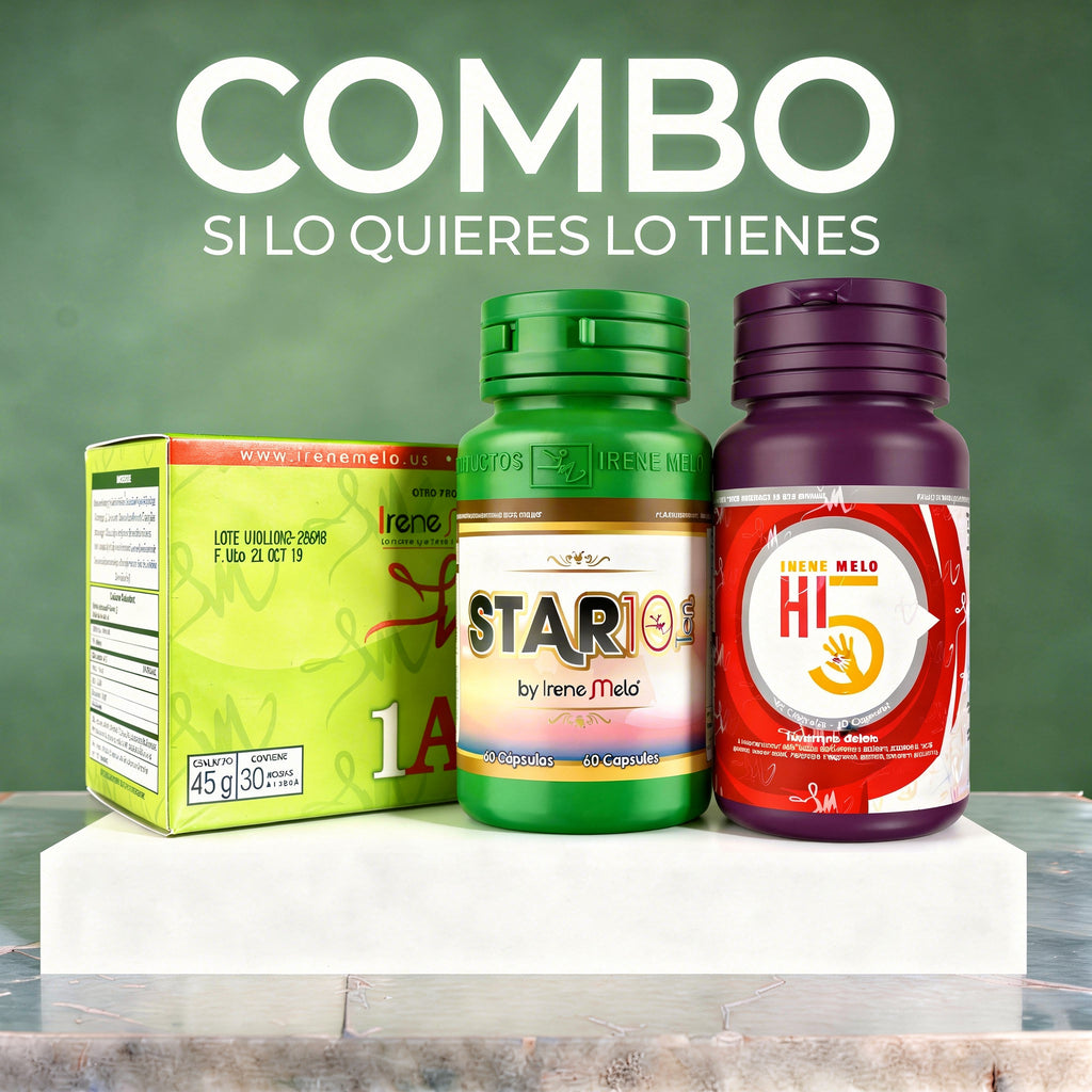 ¡Súper combo Melo! Compra HI5+STAR+TÉ UNO A y recibe una caja (1) de ONLYPRO