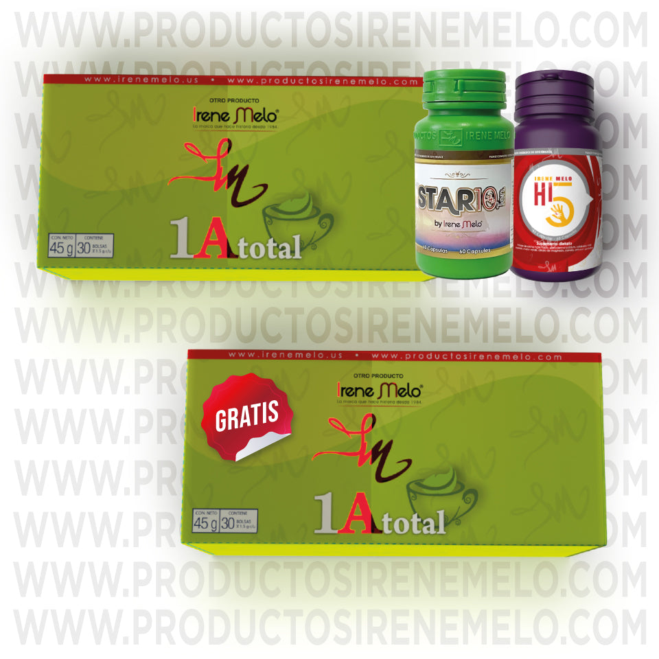 ¡Súper combo Melo! Compra HI5+STAR+TÉ UNO A y recibe un (1) TÉ UNO A GRATIS
